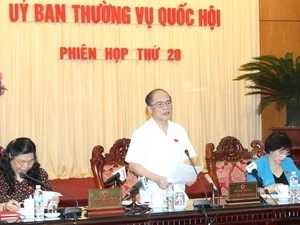 El presidente del parlamento, Nguyen Sinh Hung, en la clausura (Fuente:VNA) 
